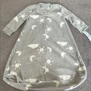 Carter's Gray and White Sleep Sacks with Celestial Design